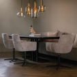Chaise tournante Kick Noud - Champagne