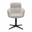 Chaise tournante Kick Noud - Champagne