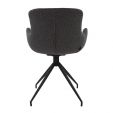 Chaise tournante Kick Novi - Gris foncé