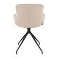 Chaise tournante Kick Novi - Beige