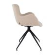 Chaise tournante Kick Novi - Beige