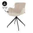 Chaise tournante Kick Novi - Beige