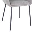 Chaise de salle à manger Kick Guus - Gris foncé