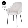 Chaise de salle à manger Kick Guus - Champagne