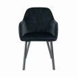 Chaise pour salle à manger Kick Jane - Noir