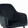 Chaise pour salle à manger Kick Jane - Noir