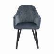 Chaise pour salle à manger Kick Jane - Gris foncé