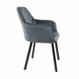 Chaise pour salle à manger Kick Jane - Gris foncé
