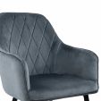 Chaise pour salle à manger Kick Jane - Gris foncé