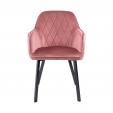 Chaise pour salle à manger Kick Jane - Rose