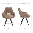 Chaise de salle à manger Kick Jorn - Taupe