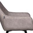 Chaise pour salle à manger Kick Karl - Gris/Beige