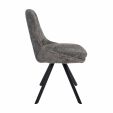 Chaise de salle à manger Kick Lena - Gris foncé