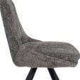 Chaise de salle à manger Kick Lena - Gris foncé