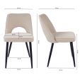 Chaise de salle à manger Kick Mare - Beige