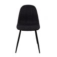 Chaise de salle à manger Kick Noor - Noir