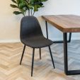 Chaise de salle à manger Kick Noor - Noir