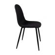 Chaise de salle à manger Kick Noor - Noir