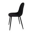 Chaise de salle à manger Kick Noor - Noir