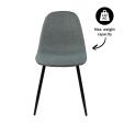 Chaise de salle à manger Kick Noor - Vert
