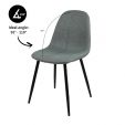 Chaise de salle à manger Kick Noor - Vert