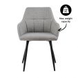 Chaise de salle à manger Kick Nova - Gris