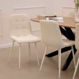 Chaise de salle à manger Kick Nox - Crème