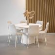 Chaise de salle à manger Kick Nox - Crème