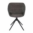 Chaise tournante Kick Owen - Gris foncé