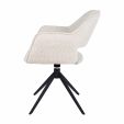 Chaise tournante Kick Owen - Crème