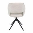 Chaise tournante Kick Owen - Crème