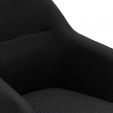 Chaise tournante Kick Ravi - Noir