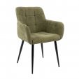 Chaise de salle à manger Kick Rev Texture - Vert