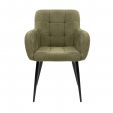 Chaise de salle à manger Kick Rev Texture - Vert