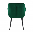 Chaise de salle à manger Kick Rev Velvet - Vert foncé