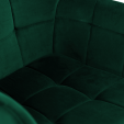 Chaise de salle à manger Kick Rev Velvet - Vert foncé