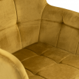Chaise de salle à manger Kick Rev Velvet - Or