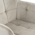 Chaise de salle à manger Kick Rev Velvet - Champagne
