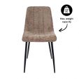 Chaise de salle à manger Kick Sem - Taupe