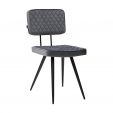 Chaise de salle à manger Kick Toby - Gris foncé