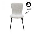 Chaise de salle à manger Kick Vigo - Crème
