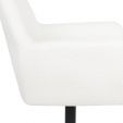 Chaise tournante Kick Viktor Boucle - Blanc
