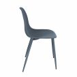 Chaise Design Kick Yara - Gris foncé