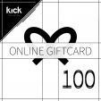 Carte cadeau en ligne Kick - 100