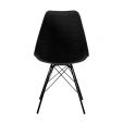 Chaise scandinave Kick Jens - Noir