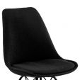 Chaise scandinave Kick Jens - Noir