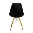 Chaise scandinave Kick Jen - Noir