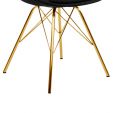 Chaise scandinave Kick Jen - Noir
