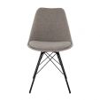 Chaise scandinave Kick Jens - Gris