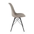 Chaise scandinave Kick Jens - Gris